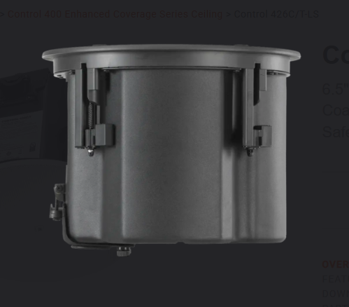 6 IN ENHANCED LIFE-SAFETY CEILING SPKR